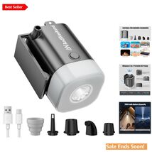 Mini Portable Electric Air Pump for Inflatables - Ideal for Camping &amp; Ho... - $39.55