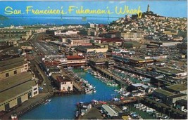 California Postcard San Francisco&#39;s Fisherman&#39;s Wharf  - £1.51 GBP