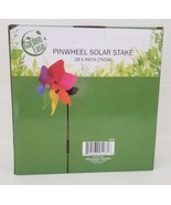 Solar Stake Wind Spinner Windmills Outdoor Pinwheel Garden Ease Yard Out... - $14.85