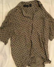 Vintage Expressions Women’s Brown Shirt XL Sh4 - £8.56 GBP