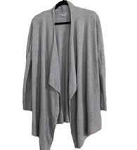 BAREFOOT DREAMS Womens Sweater Gray CozyChic Lite CALYPSO Cardigan Wrap S/M - $23.99