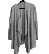 Barefoot Dreams Womens Sweater Gray Cozy Chic Lite Calypso Cardigan Wrap S/M - £18.87 GBP