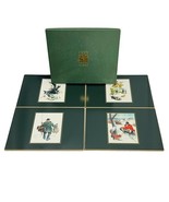 Lady Clare Gilroy Country Sports Fishing Hunting Felt Back Placemats Set... - $26.05 CAD