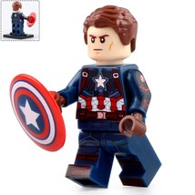Captain America (Steve Rogers) Marvel Avengers Endgame Minifigures Toy Gift - £2.24 GBP