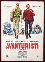 Movie Poster Last Adventure 1967 Lino Ventura Alain Delon Aventuriers - £69.46 GBP