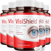 Visishield Advanced Vision Formula for Eyes Supplement Pills Vitamins (5 Pack) - £99.41 GBP