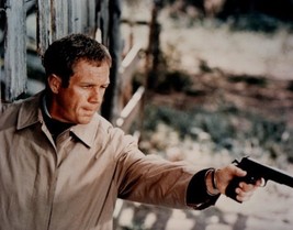 Steve McQueen with Gun 8x10 Photo K5245 - $5.87