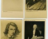 National Portrait Gallery Postcards Suckling Cowper Thomas Hardy Dante R... - $15.84