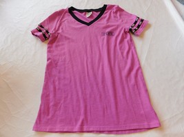 Pink by Victoria&#39;s Secret Ladies Women&#39;s T Shirt Short Sleeve Size XS xsmall GUC - £12.33 GBP
