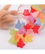 Acrylic Flower Beads Assorted Lily Flower Bead Lot Jewelry Making 24/50/... - $83.15 MXN+