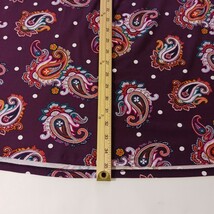 Terra & Sky TS39849 Women's Red Paisley Pull-On Skirt Plus Size 3X (24W-26W) image 15