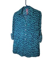 Plenty by Tracy Reese Size P Tunic Blouse Mini Dress Pockets Geometric - $13.98