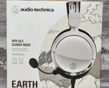 Audio Technica ATH-GL3 White Earth Closed Back High Fidelity Gaming Headset - £59.71 GBP