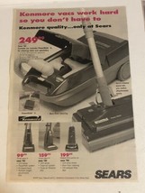 1997 Sears Roebuck Vacuum Cleaner Vintage Print Ad Advertisement pa22 - £5.45 GBP
