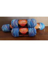 Red Heart Super Saver Yarn Monet Varigated 4 Skeins 4 Medium 5oz 278 Yards - $32.50