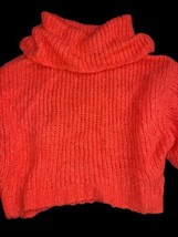 Anthropologie Pilcro Sweater XXSP Petite Rose Pink Turtleneck NWT $118 image 3