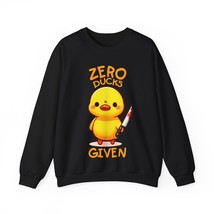 zero ducks given funny duck saying Unisex  Crewneck Sweatshirt men and w... - $27.70+