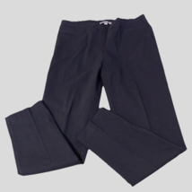 Valerie Stevens Women&#39;s Sz 14 Black Pants Pull On Tapered Leg Stretchy - $15.88