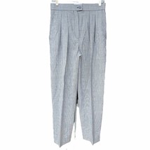 Nina Ricci Paris Wool Pants Womens 46 Heather Gray Pleated High Waisted ... - £54.31 GBP