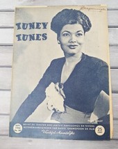 Pearl Bailey &quot;TUNEY TUNES&quot; Sept 1950 Magazine Doris Day Hawaii HTF Dutch Music - £13.12 GBP