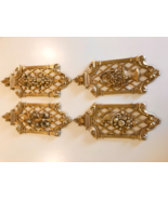 Vintage 4 Hollywood Regency Gold Gilt Wall Hanging Plaques 1971 Dart 14&quot;... - $54.11 CAD