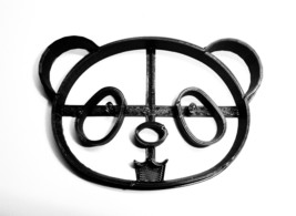 Panda Bear Face Zoo Animal Cookie Cutter Baking Tool 3D Printed USA PR288 - £2.38 GBP