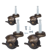 1.5&quot; Ball Casters Stem Caster Wheels with 5/16&quot; X 1-1/2&quot; (8 X 38Mm) Stem... - $25.44 CAD