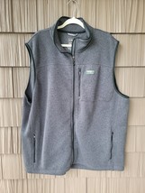 LL Bean Gray Fleece Vest Mens 3XL XXXL Tall Hiking New NWT - $37.95