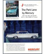1958 Mercury Park Lane Automobile PRINT AD BX3 - $7.59
