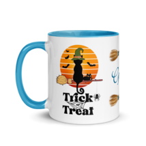 Personalized Coffee Mug 11oz | Add Your Name to Trick or Traeat Black Ca... - £23.17 GBP