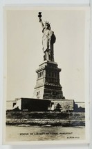 Rppc Statue of Liberty Monument Aaron Hill Real Photo Postcard N20 - £4.72 GBP