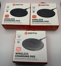 3PK Wireless Charger Universal Charging Pad w/ Fast Charge Adapter Black - $585.13 MXN