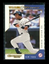 2002 Donruss Team Heroes Baseball Trading Card #334 Derek Jeter New York Yankees - £7.77 GBP