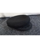 Vintage HYDRA GREEK FISHERMAN CAP Hat Black Lightweight Made in Greece S... - $27.10 CAD