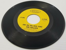 N) The Hollies - Carrie-Anne - Signs That Will Never Change  45 RPM Vinyl Record - £3.94 GBP