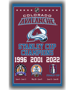 Colorado Avalanche Hockey Stanley Cup Champions Flag 90x150cm3x5ft Super... - £11.76 GBP