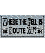 Where Is Route 66 Novelty Metal License Plate KC-1260 - $13.51 CAD