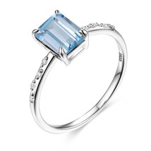 Ral amethyst moissanite gemstone rings for women 925 sterling silver wedding engagement thumb200