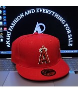 MLB-Los Angeles Angels 59FIFTY Fitted New Era Red Hat New - $494.95 MXN