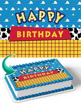 Toy Story Birthday Edible Image Cake Topper Personalized Birthday Sheet ... - €12,92 EUR