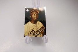 1996 Upper Deck Baseball Jackie Robinson Brooklyn Dodgers Card # 8 Hall of Famer - $1.49