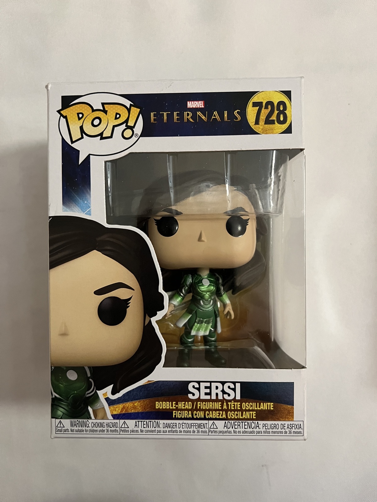 Funko Pop Marvel Eternals 728 : Sersi Bobble-Head #49705 - $9.99