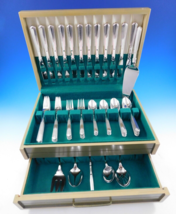 Paramount by Kirk Sterling Silver Flatware Set for 12 Service 66 pieces in Chest - $88,922.51 MXN