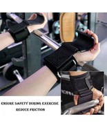 Gym Straps Hook bar Power Weight Lifting Training Wrist Support Lifting ... - €17,45 EUR