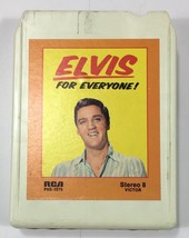 Elvis Presley Elvis For Everyone 8 Track Stereo Tape 1966 RCA P8S-1078 - $8.95