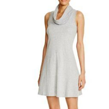 Three Dots Mini Dress Gray Size XL Meryl Sleeveless A Line Cowl Neck Pul... - £31.61 GBP
