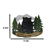 Black Bear Papa Mama And Cub Family Is Everything By Pine Tree Forest Wa... - $33.99