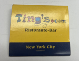 Tino&#39;s Ristorante Bar NYC Bar Restaurant Jazz Unstruck - £7.43 GBP