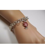 Tiffany &amp; Co Enamel Candy Twist Bon Bon Bracelet Bangle Link Chain Pouch... - £868.62 GBP