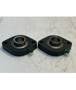 2 Qty of FK 2-Bolt Flanges FW205 w/ Insert Bearings SSB205 | 25mm Bore (... - $841.04 MXN